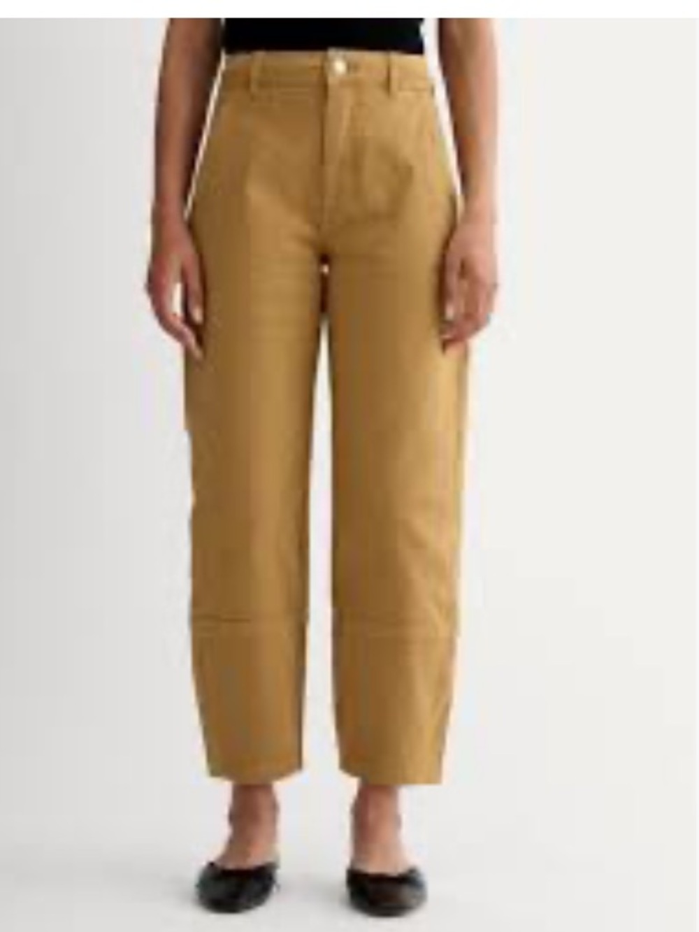 Everlane the Utility barrel pants oak brown size 4